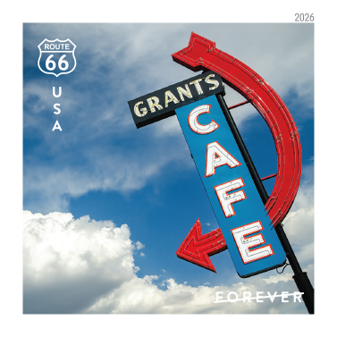 2026 Route 66 Stamps | Tool Stamps US Postage Stamps