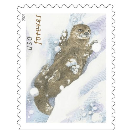 2021 Otter in the Snow Forever®Stamp - Forever Stamps