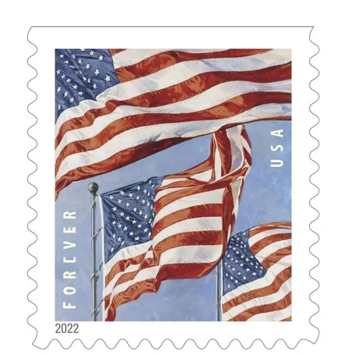 2022 U.S. Flag Forever Stamps 100 Rolls - Forever Stamps