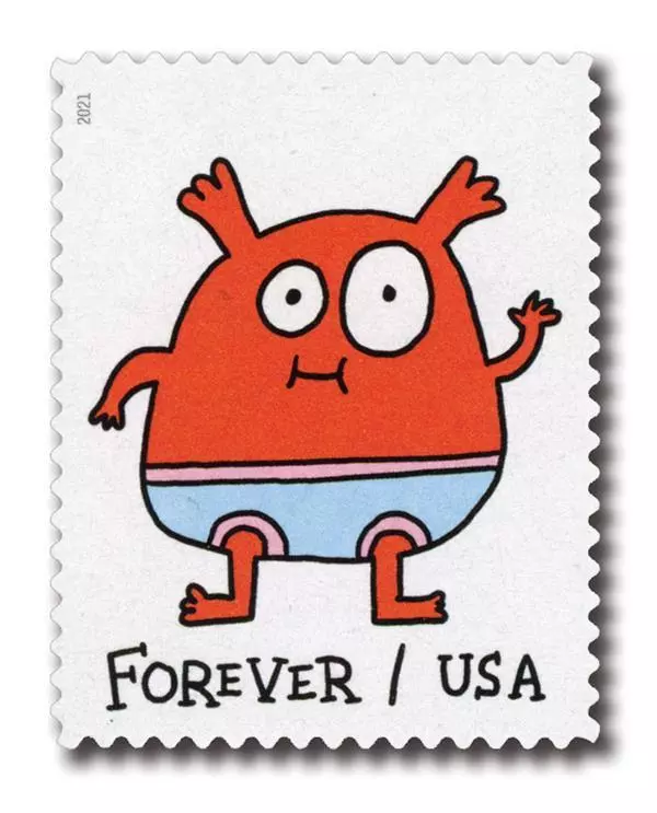 2021 Message Monsters Stamps - Forever Stamps