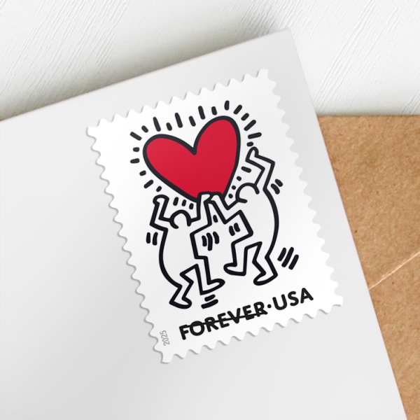 2025 Love Stamps 100 pcs - Forever Stamps