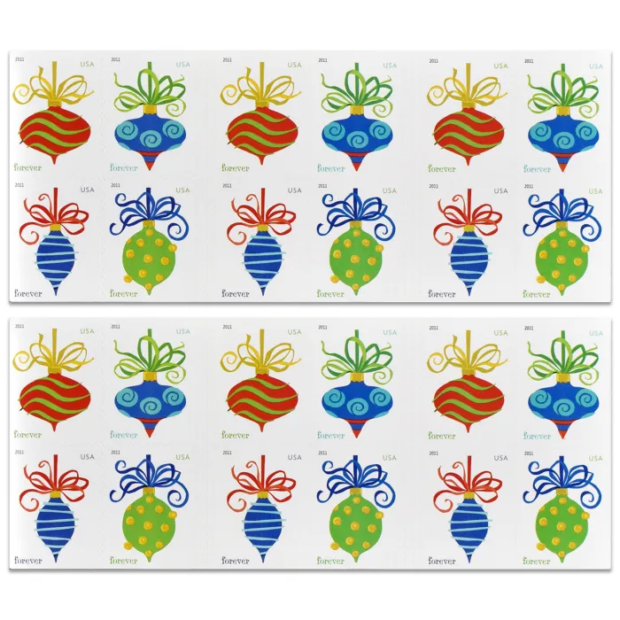 Christmas Stamp Blind Box 300 PCS BIG SALE，100 PCS of 3 styles - Forever Stamps