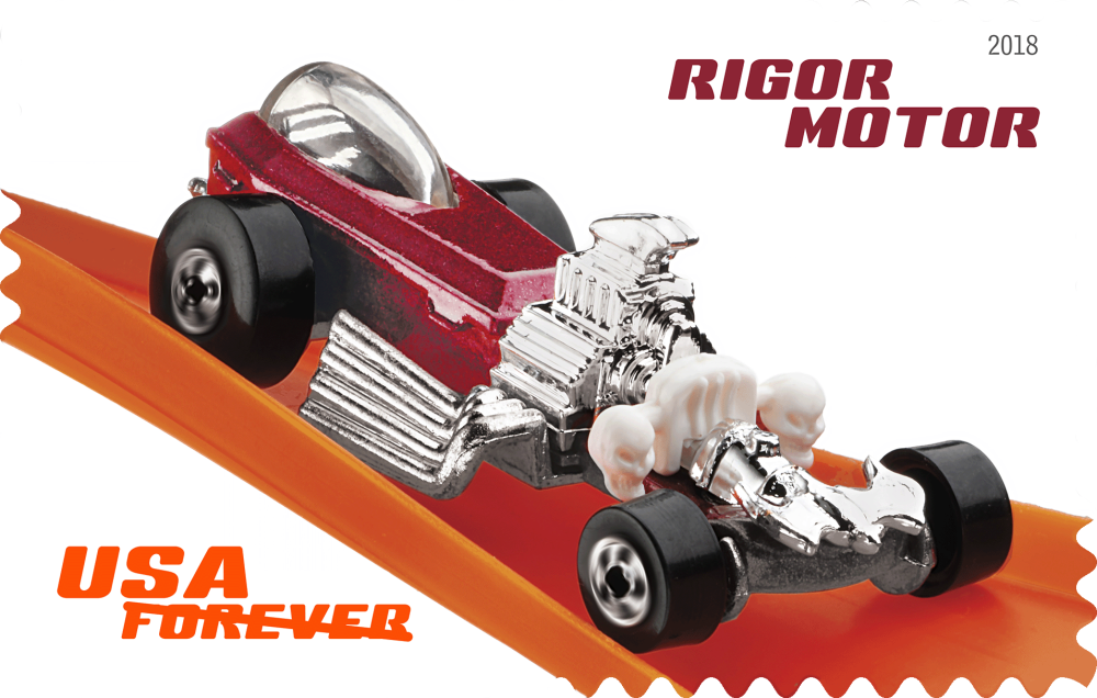 2018 Hot Wheels Stamps - Forever Stamps