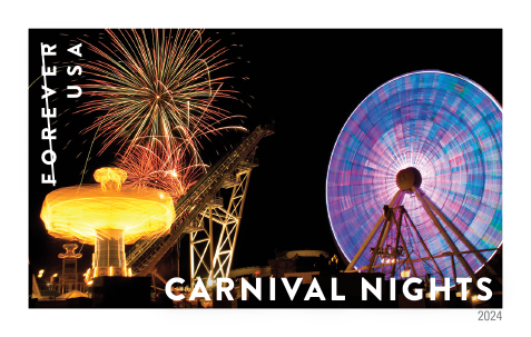2024 Carnival Nights Stamps - Forever Stamps