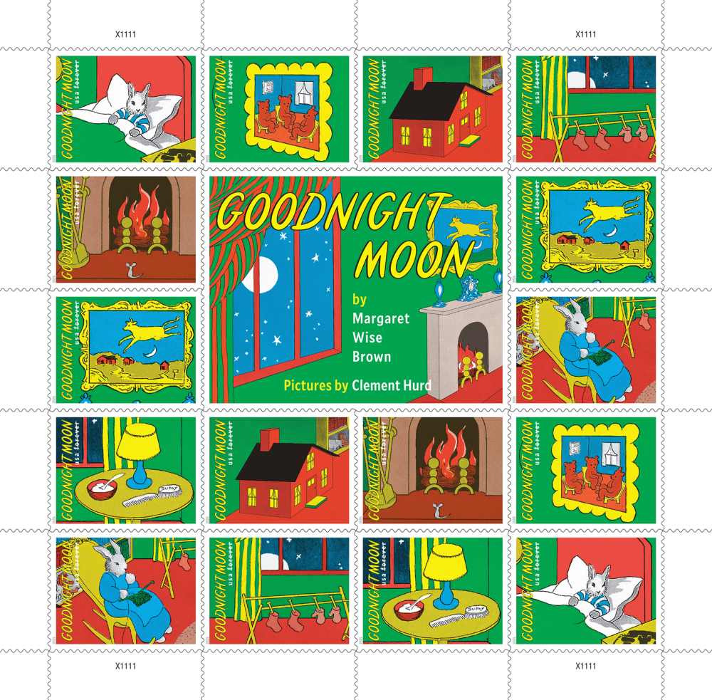 2025 Goodnight Moon Stamps 80 pcs - Forever Stamps